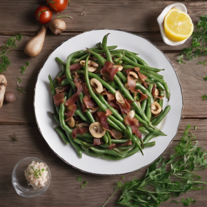 Green Beans With Bacon and Mushrooms's Image