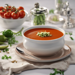 Green Chili & Tomato Soup's Image