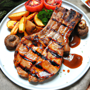 Grilled Pork Chop Plain's Image