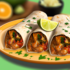 Hawaiian BBQ Chicken Wraps's Image