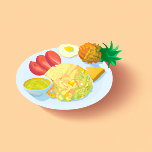 Hawaiian Pineapple Egg Scramble's Image