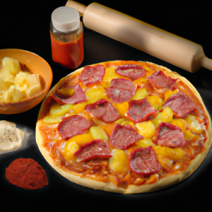 Hawaiian Thin Crust Pizza (Solo)'s Image