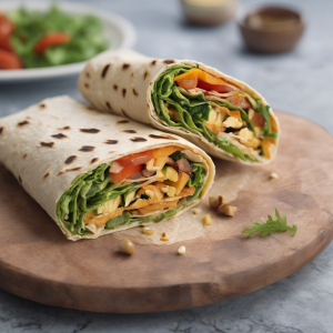 Hummus Veggie Toasted Wrap's Image