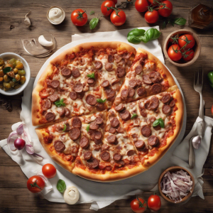 Italian Sausage Original Crust Pizza's Image