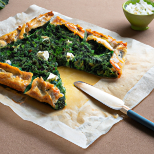 Kale Spinach Feta Pie's Image