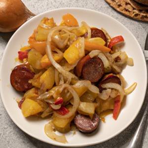 Kielbasa, Pepper, Onion and Potato Hash's Image