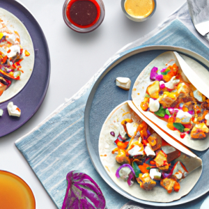 Kimchi Tofu Scramble Tacos's Image