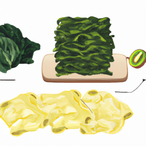 Kohlrabi, Spinach, and Egg Noodles's Image