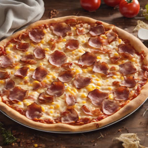 Large Double Bacon 6 Cheese Original Crust Pizza's Image