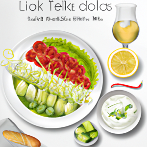 Leek and Tomato Tzatziki Salad's Image