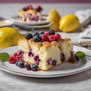 Lemon Berry Skillet Cake's Image