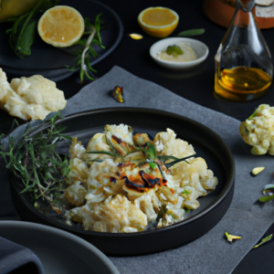 Lemony Roasted Cauliflower Risotto's Image