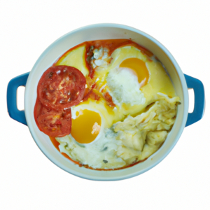 Low Carb Asiago Baked Eggs's Image