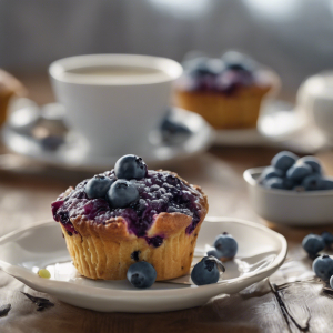 Low Fat Blueberry Muffin's Image