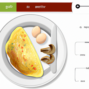 Mushroom and Pepper Egg White Omelet's Image