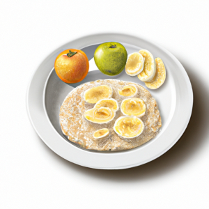 Oatmeal with Apple and Banana's Image