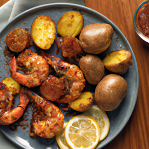 Old Bay Peel-and-Eat Shrimp with Roasted Fingerling Potatoes's Image