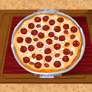 Original Crust, Pepperoni & Sausage Pizza (Large 14")'s Image