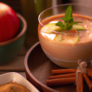 Overnight Apple Cinnamon Smoothie's Image