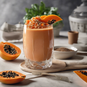 Papaya Flaxseed Shake's Image