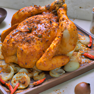 Paprika Roast Chicken with Sweet Onion's Image