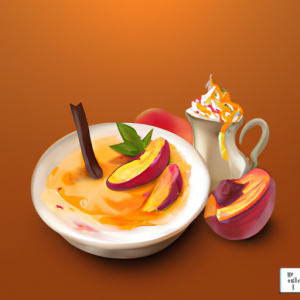 Peach Cinnamon Cream Dessert's Image