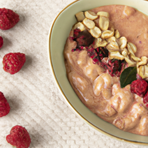 Peanut Butter Raspberry Oatmeal's Image