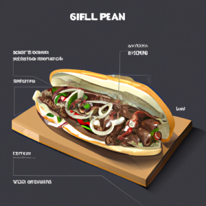 Philly CheeseSteak Grilled Sub's Image