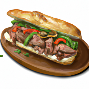 Philly Steak Deluxe Grilled Sub's Image