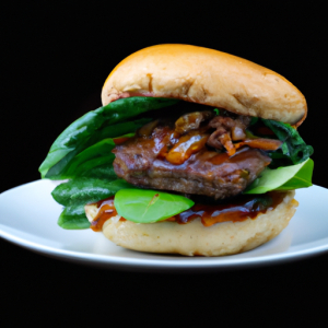 Pork, Spinach and Shiitake Sliders's Image