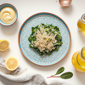 Quinoa Spinach Salad with Lemon Vinaigrette's Image