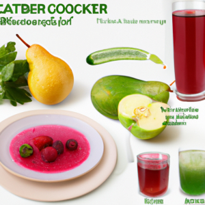 Raspberry, Pear, and Cucumber Juice's Image