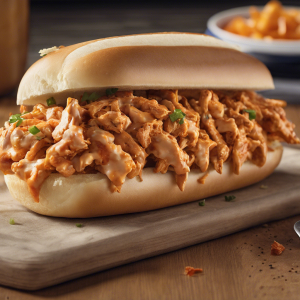 Regular Buffalo Chicken Cheese Steak Wheat Sub's Image