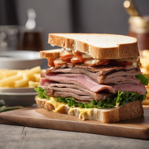 Roast Beef & Cheese Sandwich (12")'s Image