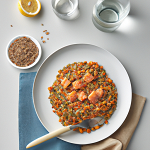 Salmon Orzo Lentil Bowl's Image