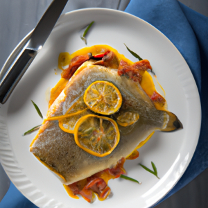 Sautéed Flounder with Orange-Shallot Sauce's Image