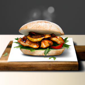 Savory Chicken Sandwich's Image