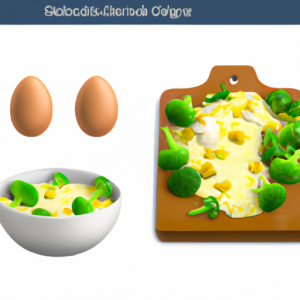 Scrambled Eggs and Broccoli's Image