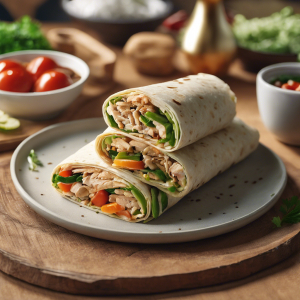 Sesame Chicken & Veggies Wrap's Image