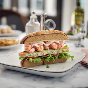 Shrimp Club Special Sandwich on White's Image