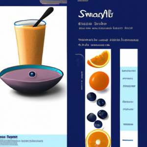 Smoothie Orange Blueberry's Image