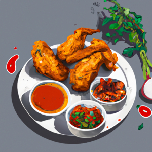 Spicy Baked Chicken Wings's Image