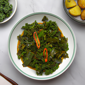 Spicy Kale & Potato Curry's Image