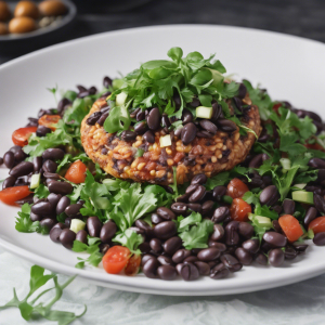 Spinach and Black Bean Skillet's Image