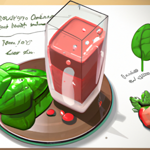 Spinach and Tofu Strawberry Smoothie's Image