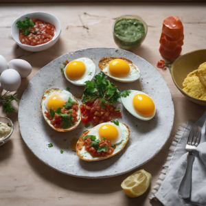 Spinach Eggs with Salsa's Image