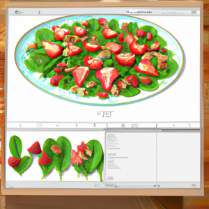 Strawberry and Walnut Spinach Salad's Image