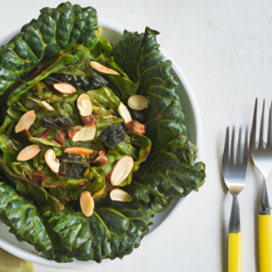 Swiss Chard with Raisins and Almonds's Image