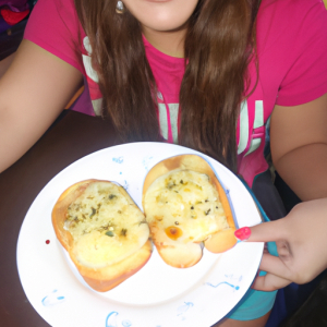 Three-Cheese Garlic Bread's Image