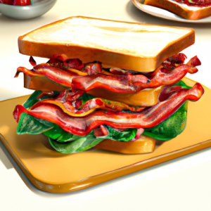 Turkey Bacon BLT Sandwich's Image